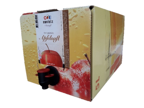 Apfelsaft pasteurisiert
Bag in Box 5 Liter