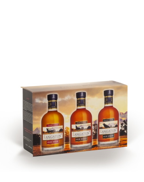 Langatun Whisky Geschenkpackung 3x20 cl
(Old Deer, Old Crow & Old Wolf)